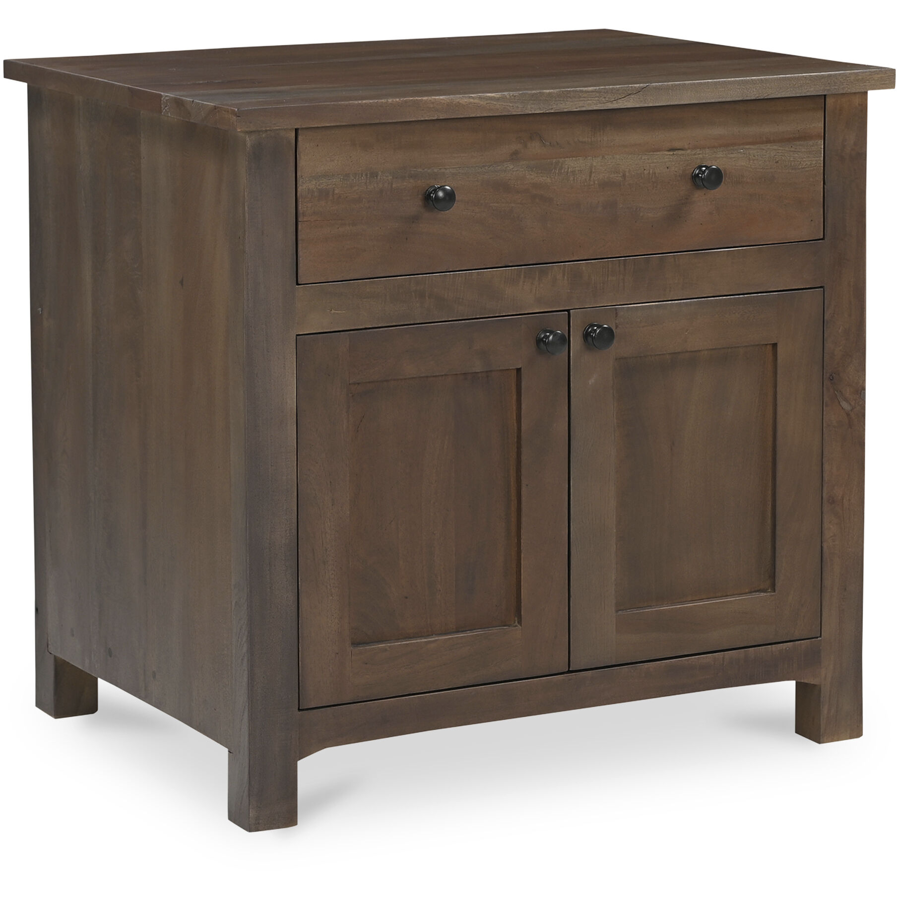 Gene Dark Brown Charging Nightstand